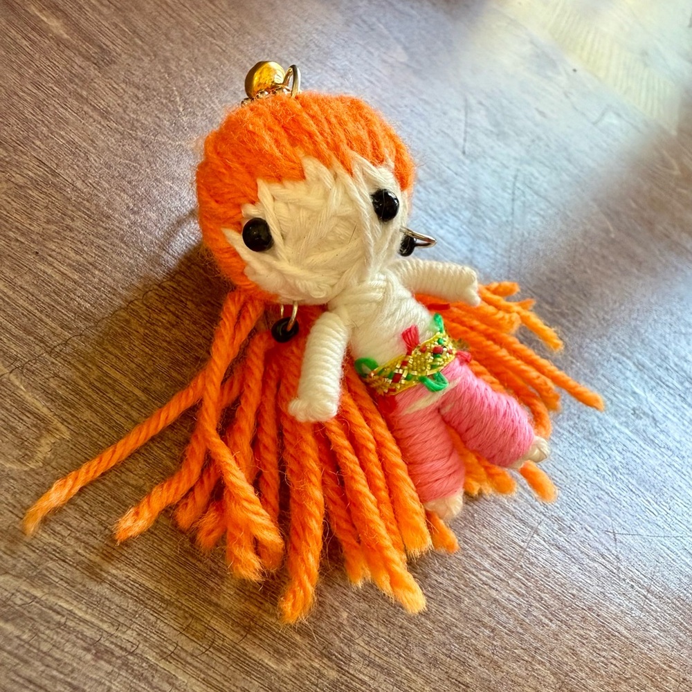 Voodoo Girl Doll Keychain